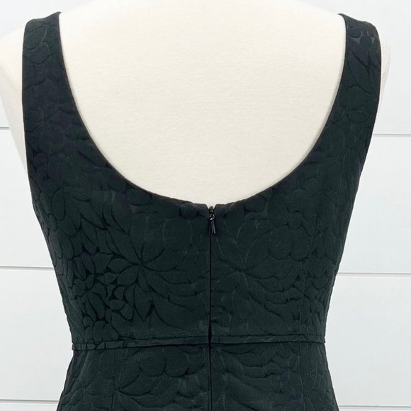 J. Crew Sleeveless Textured Floral Silk Blend Tea Cocktail Dress - Picture 3 of 14